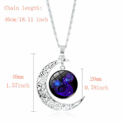 Zodiac Constellation Pendant Necklace | All 12 Signs