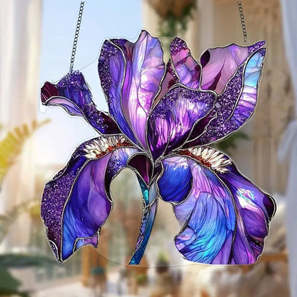 Butterfly Bird Stained Glass Sun Catcher Home Decoration