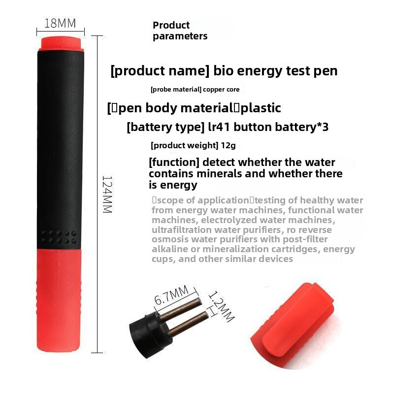 Mineral Energy Water Quality Test Pen