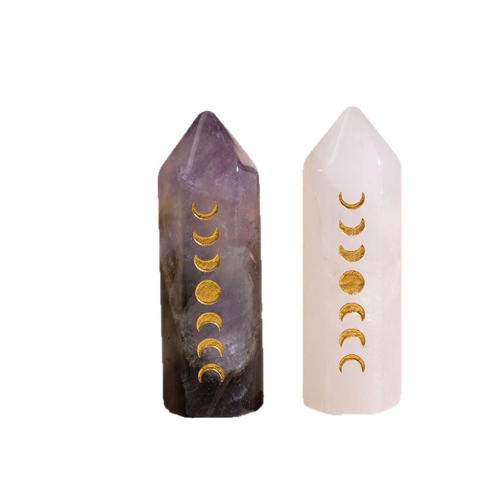 Crystal Hexagonal Energy Pillar