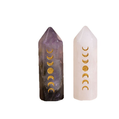 Crystal Hexagonal Energy Pillar