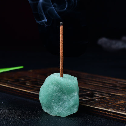 Natural Crystal Incense Holder