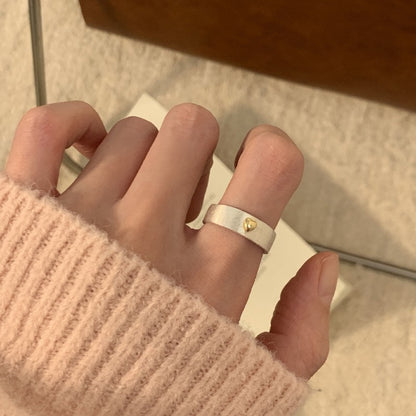 Geometric 925 Sterling Silver Adjustable Ring
