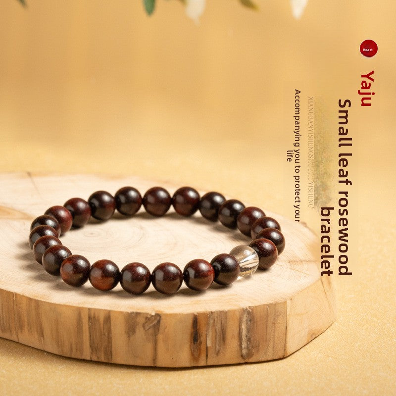Original Old Material Green Sandalwood Buddha Beads Bracelet